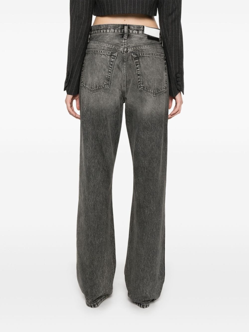 90s high-rise loose jeans - 4