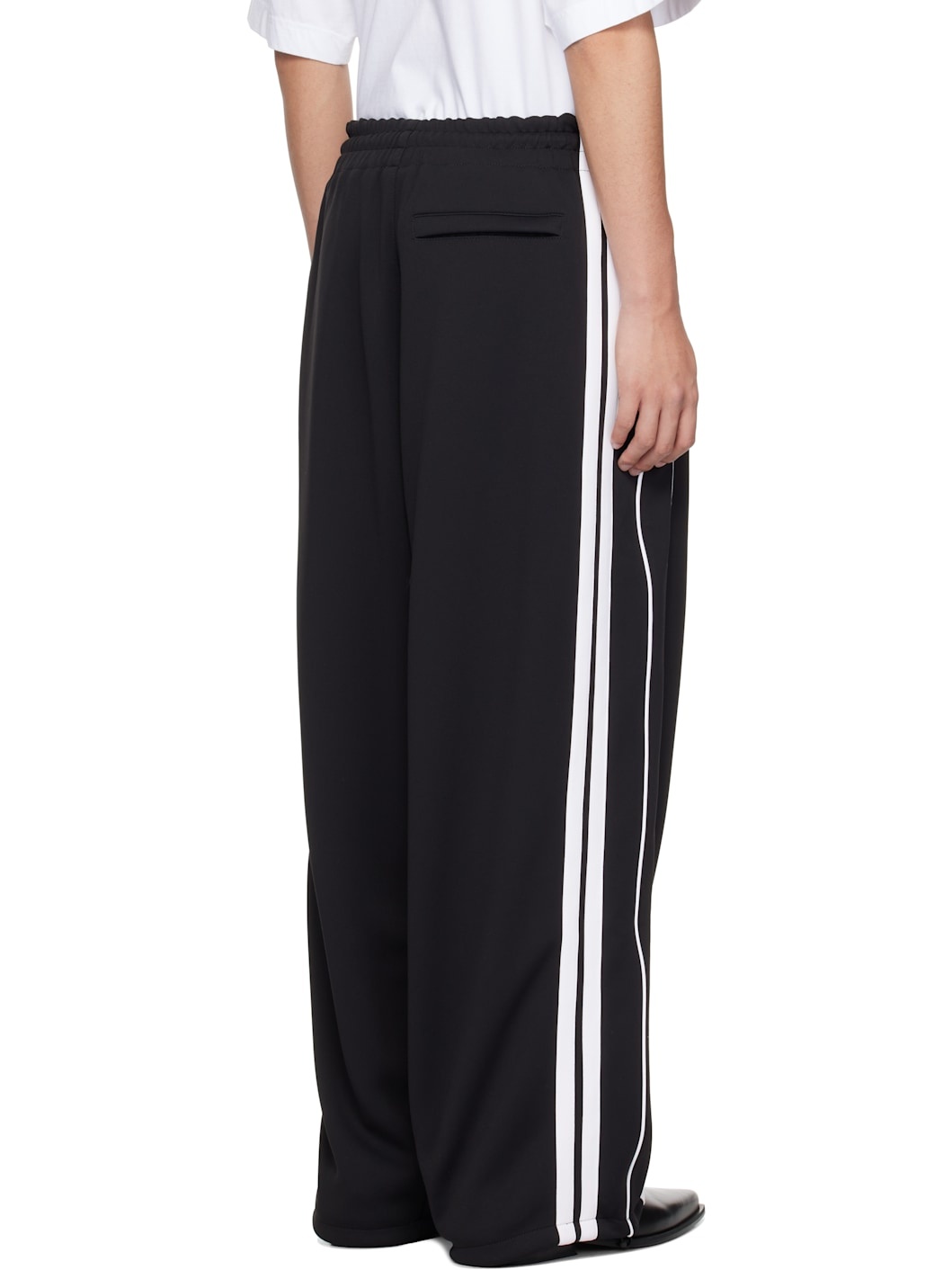 Black Oval Logo Gym Sweatpants - 3