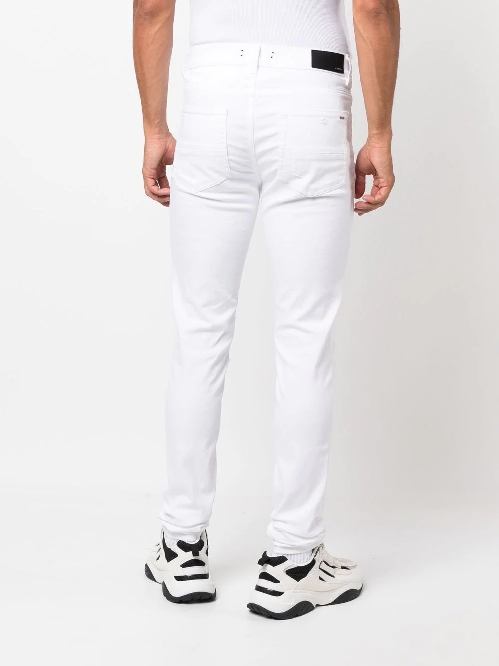 MX1 Skinny Denim Jeans "White" - 4
