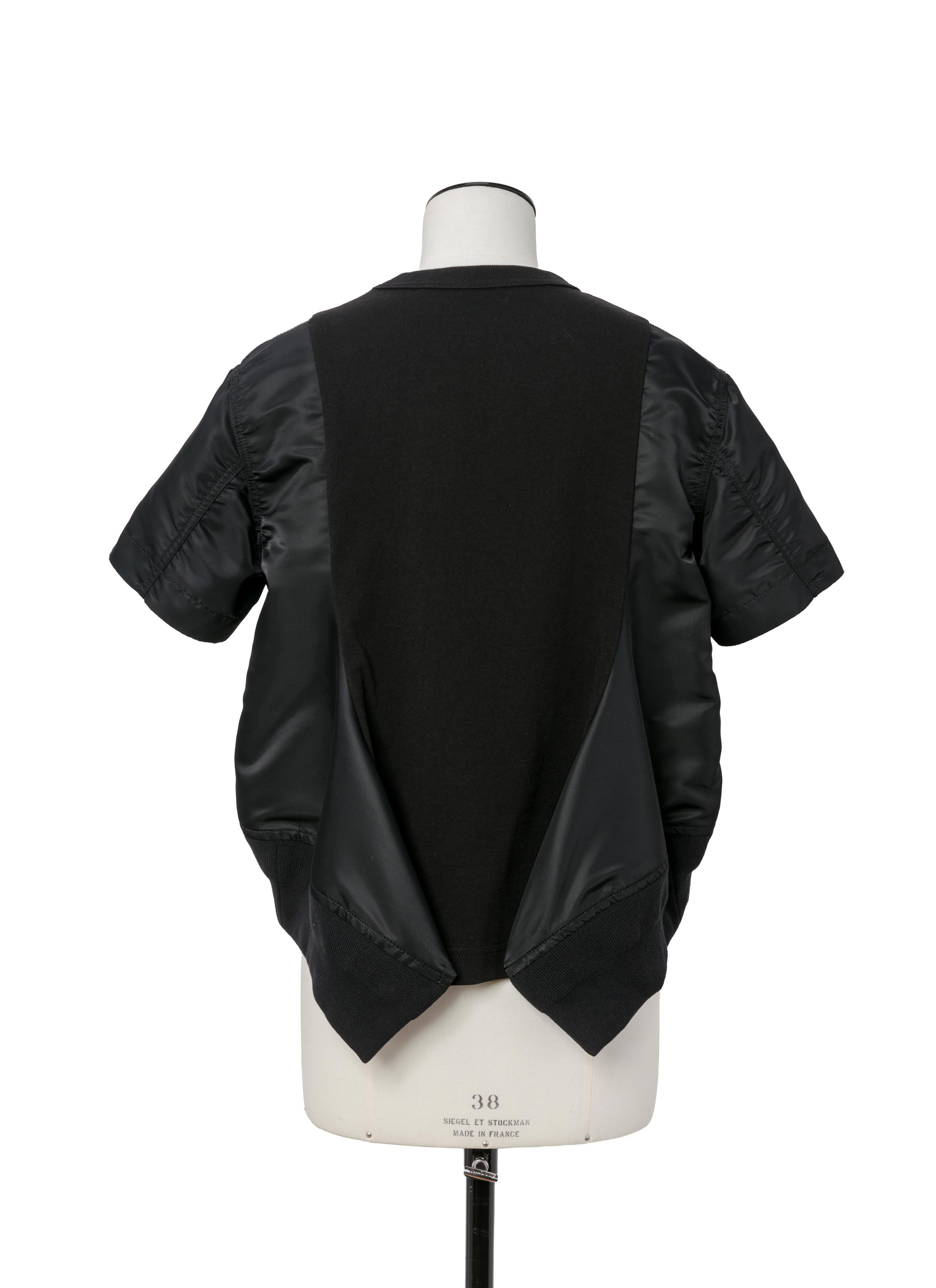 Nylon Twill x Cotton Jersey T-Shirt - 3