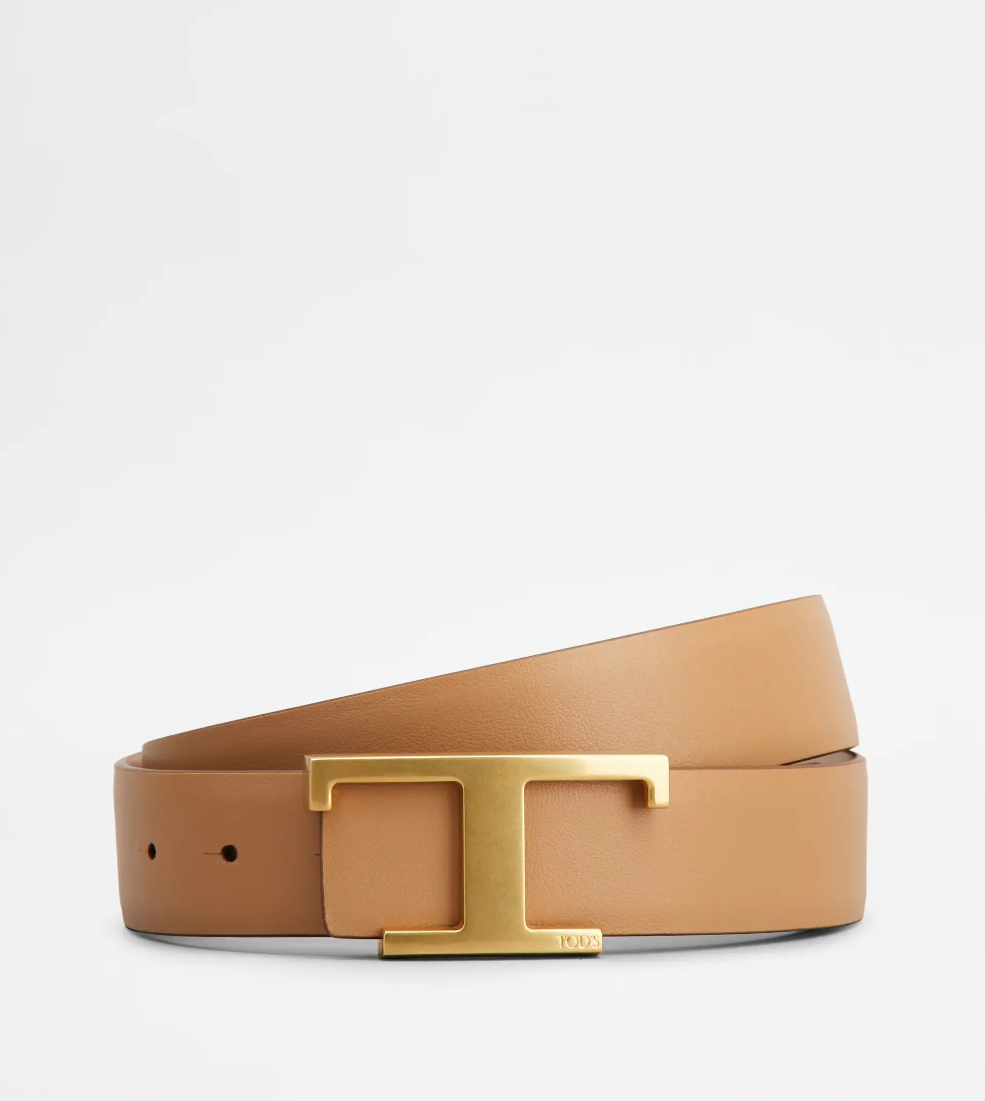 REVERSIBLE BELT  IN LEATHER - PINK - 2