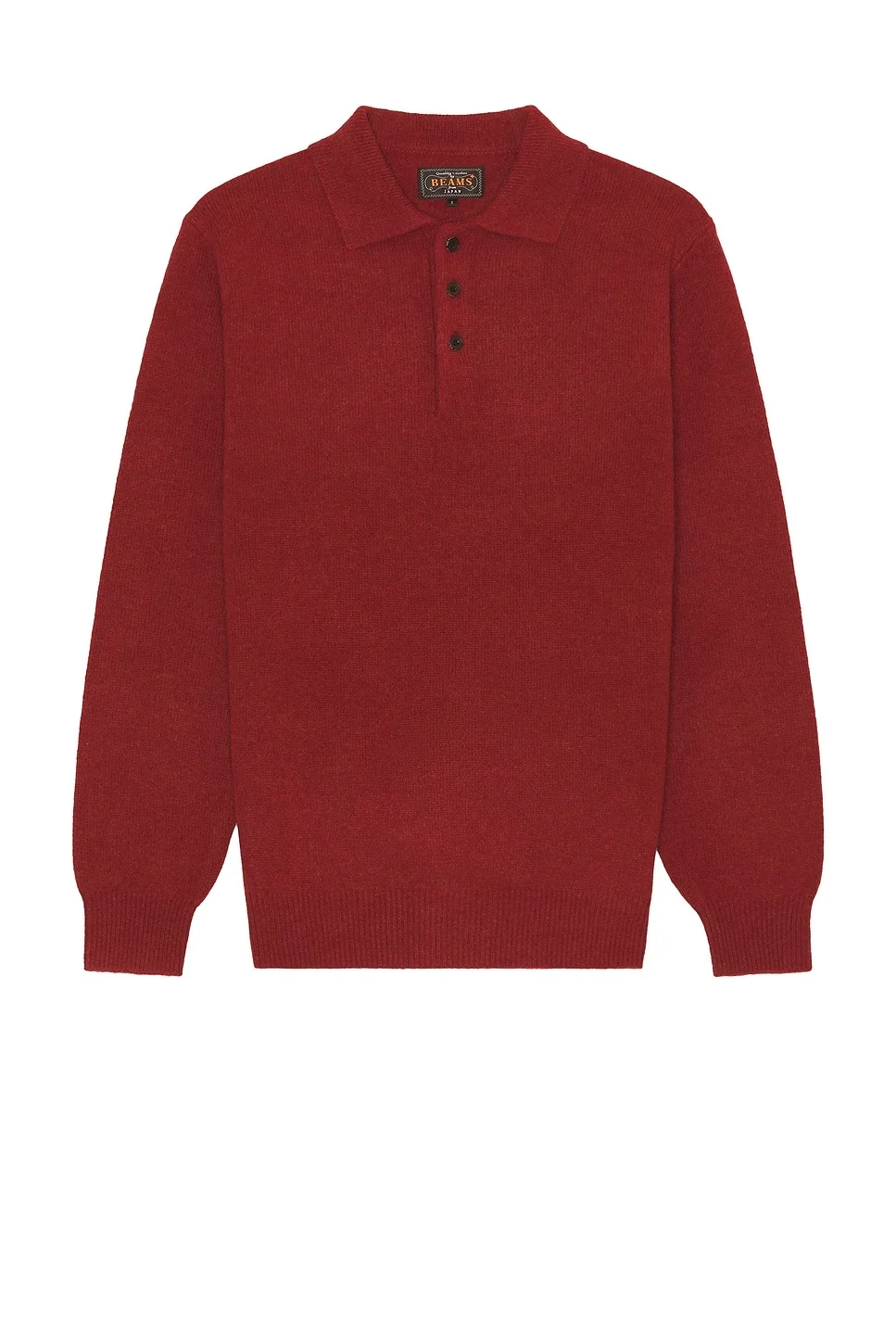 Knit Polo 9g Sweater - 1
