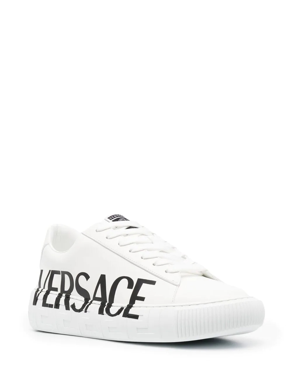 Greca logo-print low-top sneakers - 2