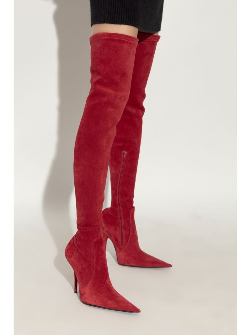 BALENCIAGA Avenue suede boots outlook