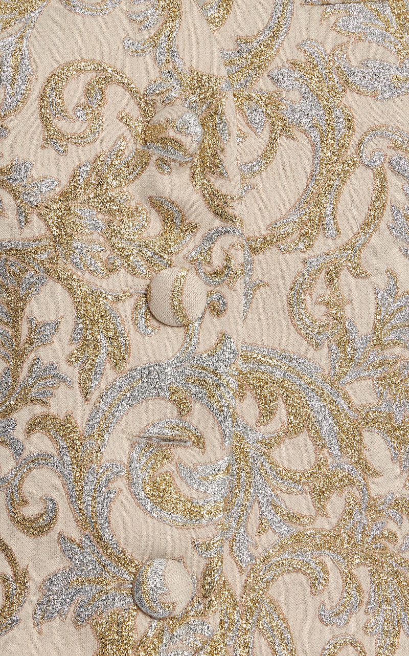Cropped Wool Vest gold 4