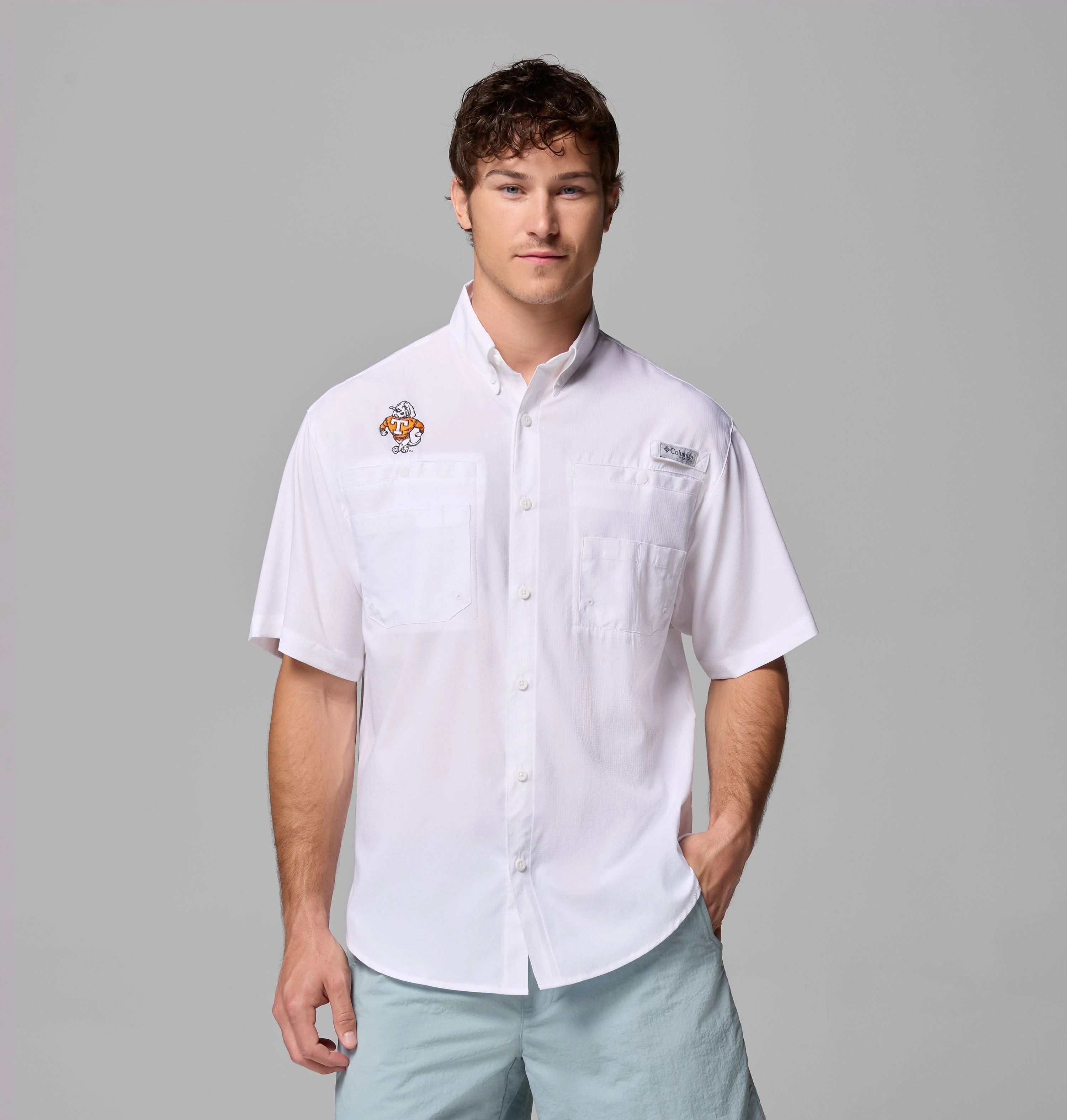 Men's Collegiate PFG Tamiami Short Sleeve Shirt - Tennessee - 1