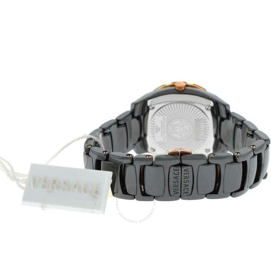 Versace DV One Glamour Quartz Black Dial Ladies Watch 63QCP9D008 SC09 - 4