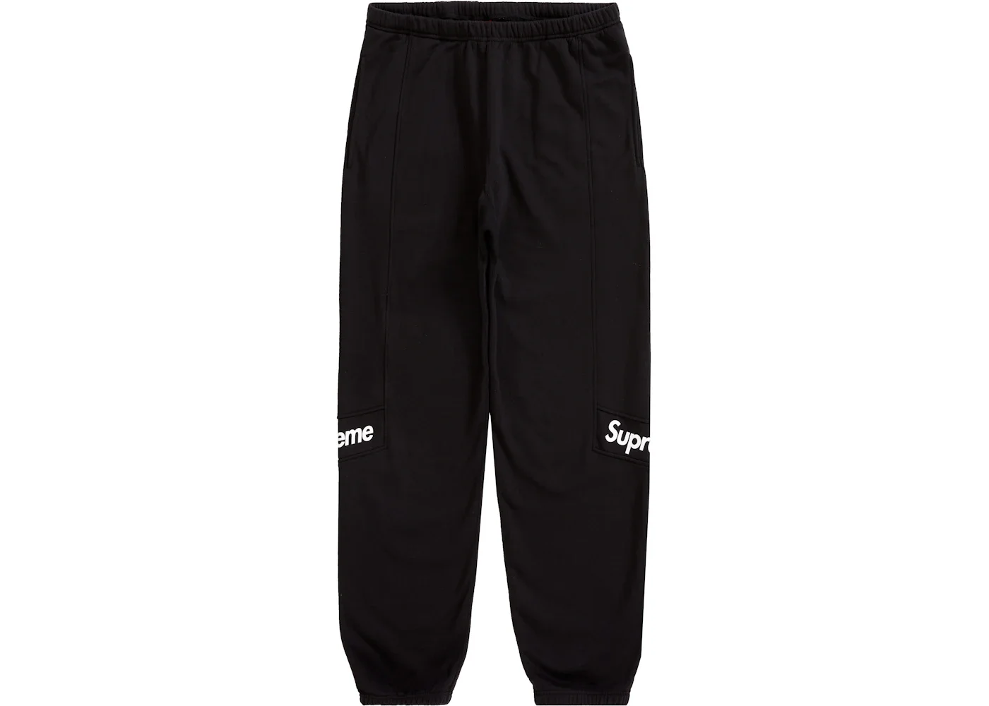 Supreme Color Blocked Sweatpant Black - 1
