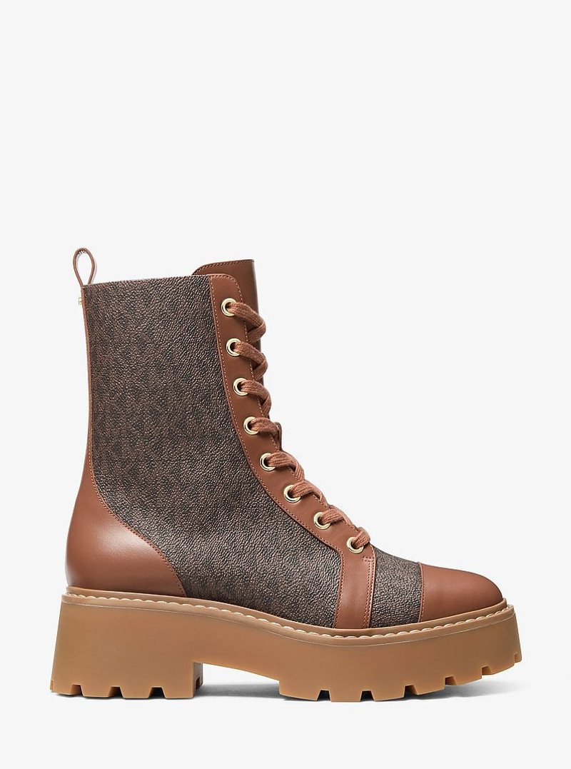 Blake Signature Logo and Leather Boot 1