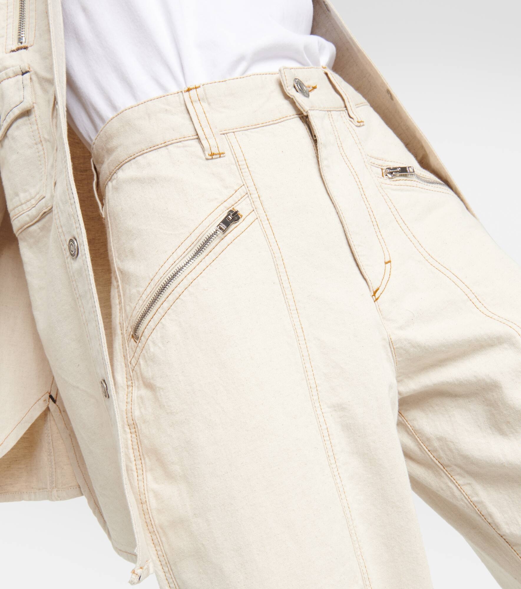 Fanny barrel-leg jeans - 4