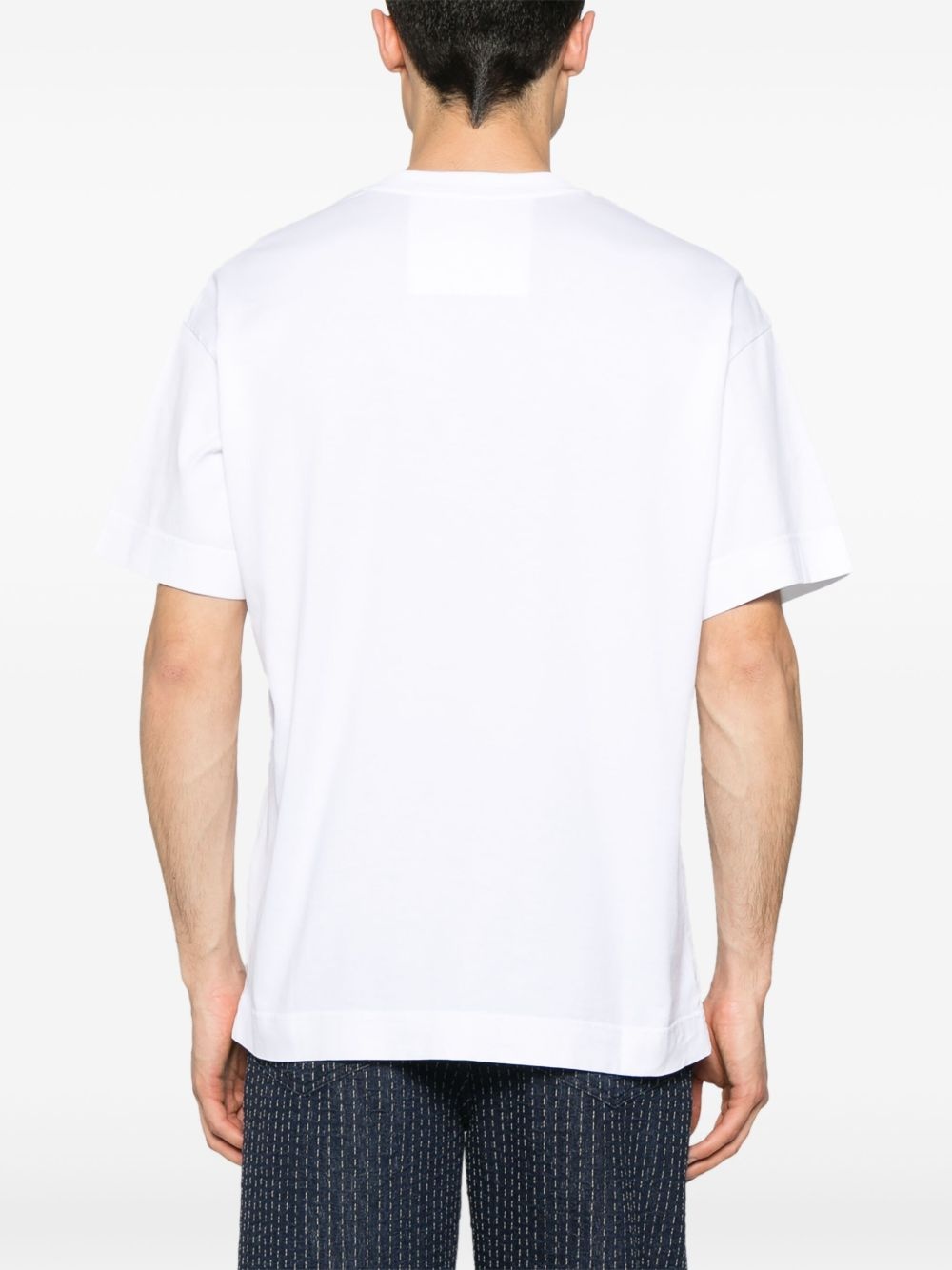 HG-embroidery cotton T-shirt - 3