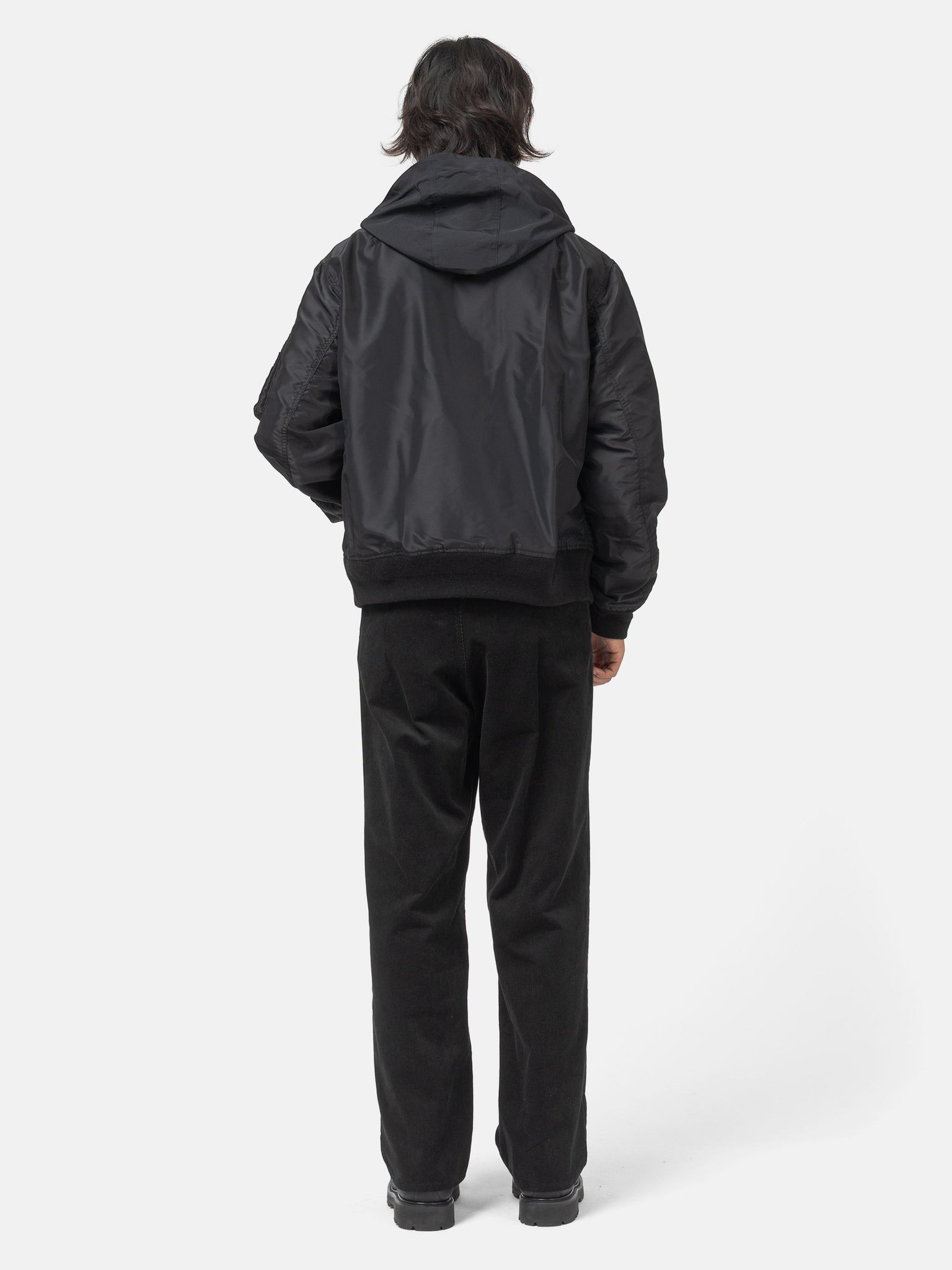 Nylon Twill x Grosgrain Blouson Black - 3