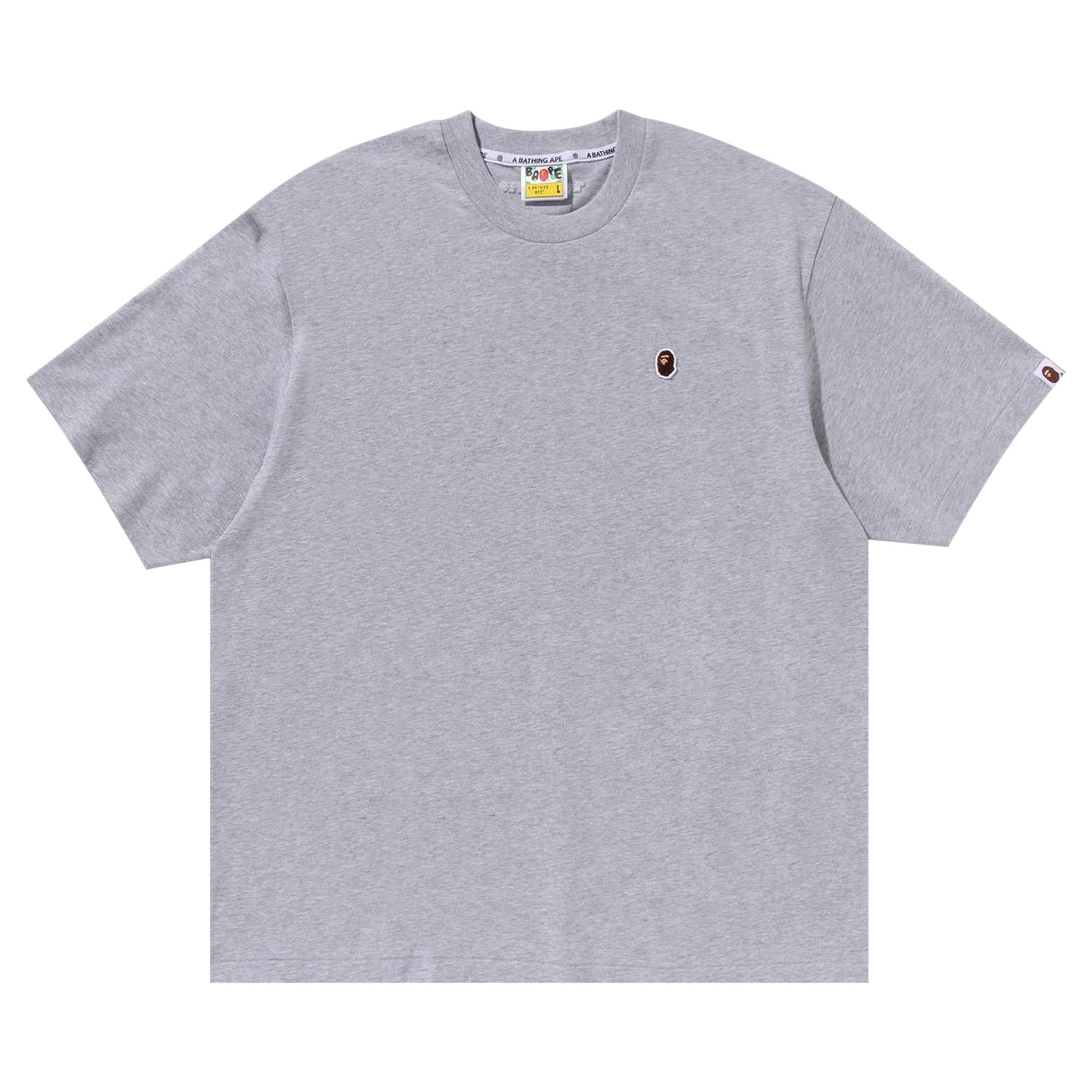 BAPE One Point Relaxed Fit Tee 'Grey' - 1