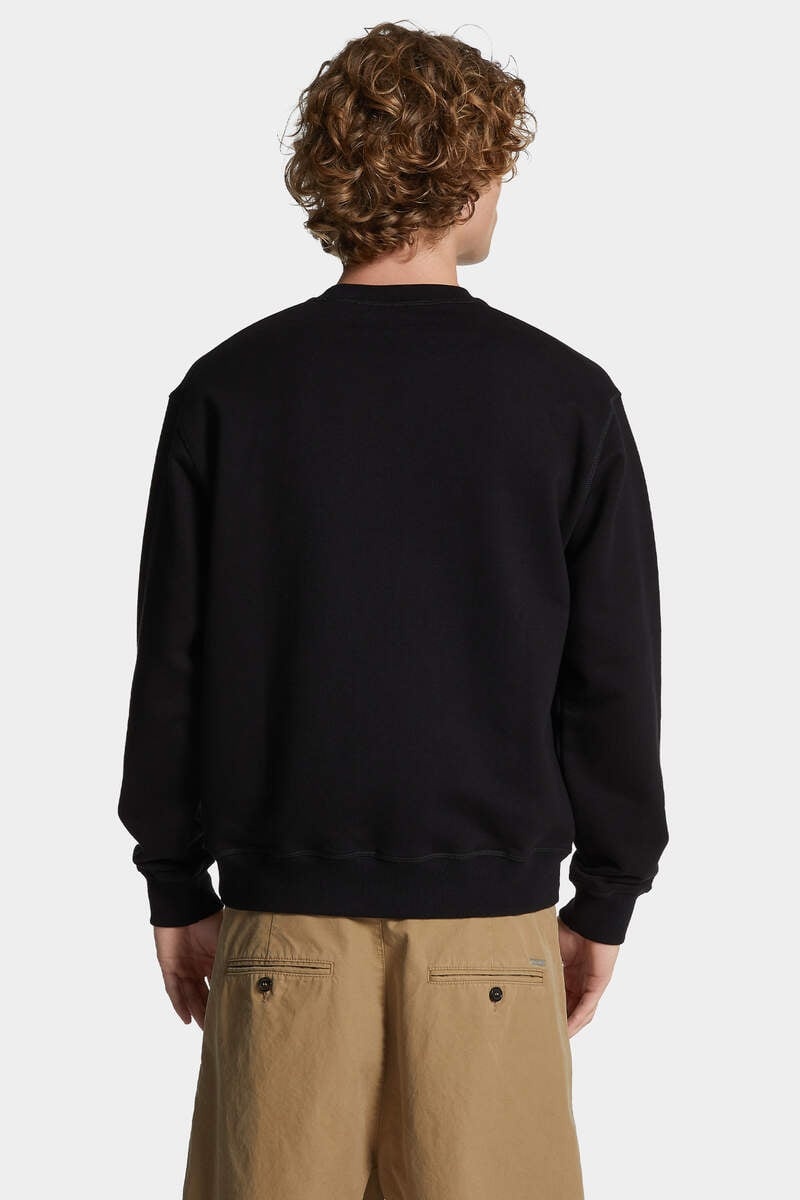 WASH COOL FIT CREWNECK 3D LOGO SWEATSHIRT - 4