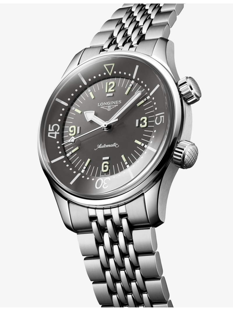 Longines L3.764.4.99.6 Legend Diver Stainless-Steel Automatic Watch outlook