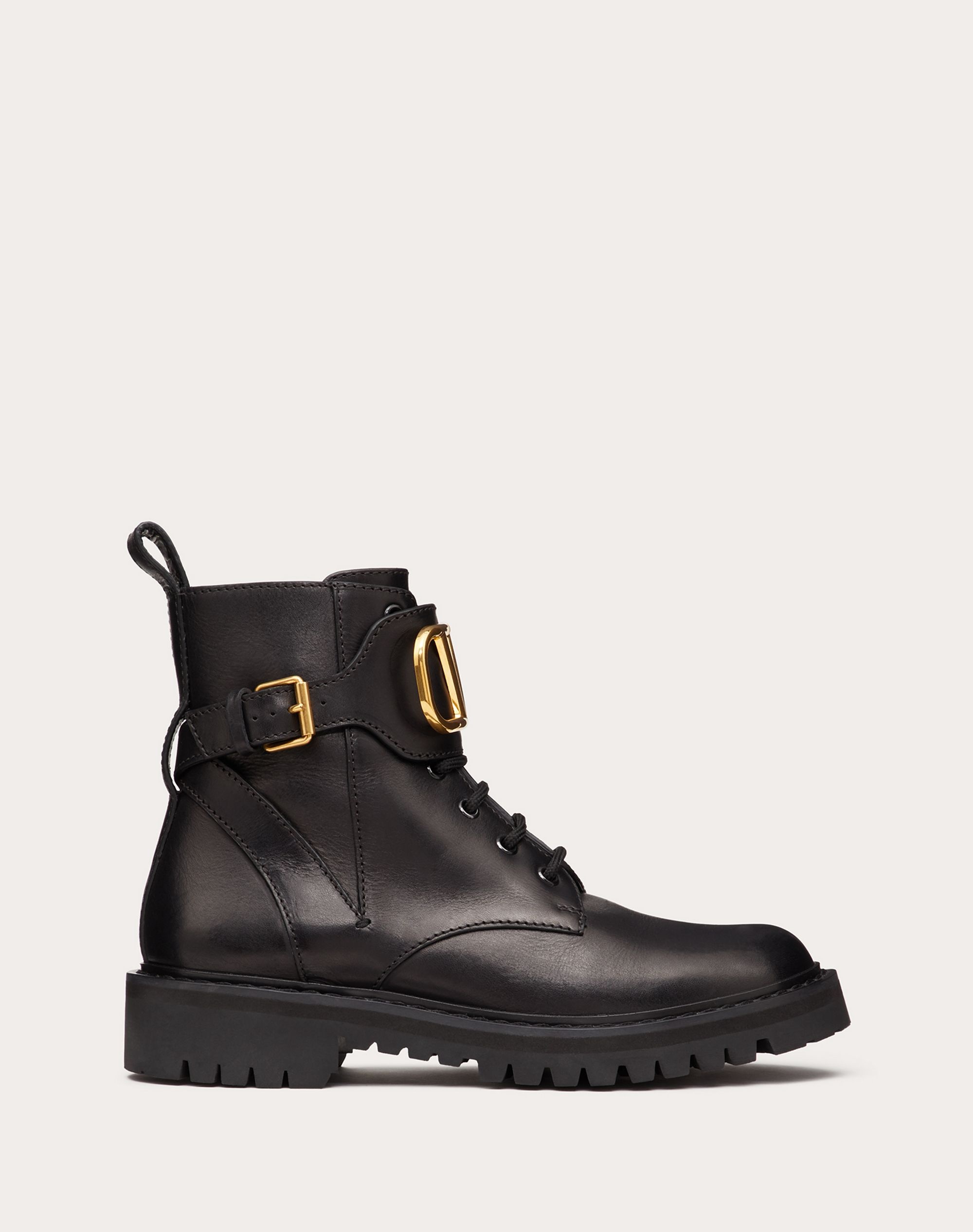 VLogo Signature Calfskin Combat Boot 35mm / .8 in. - 1