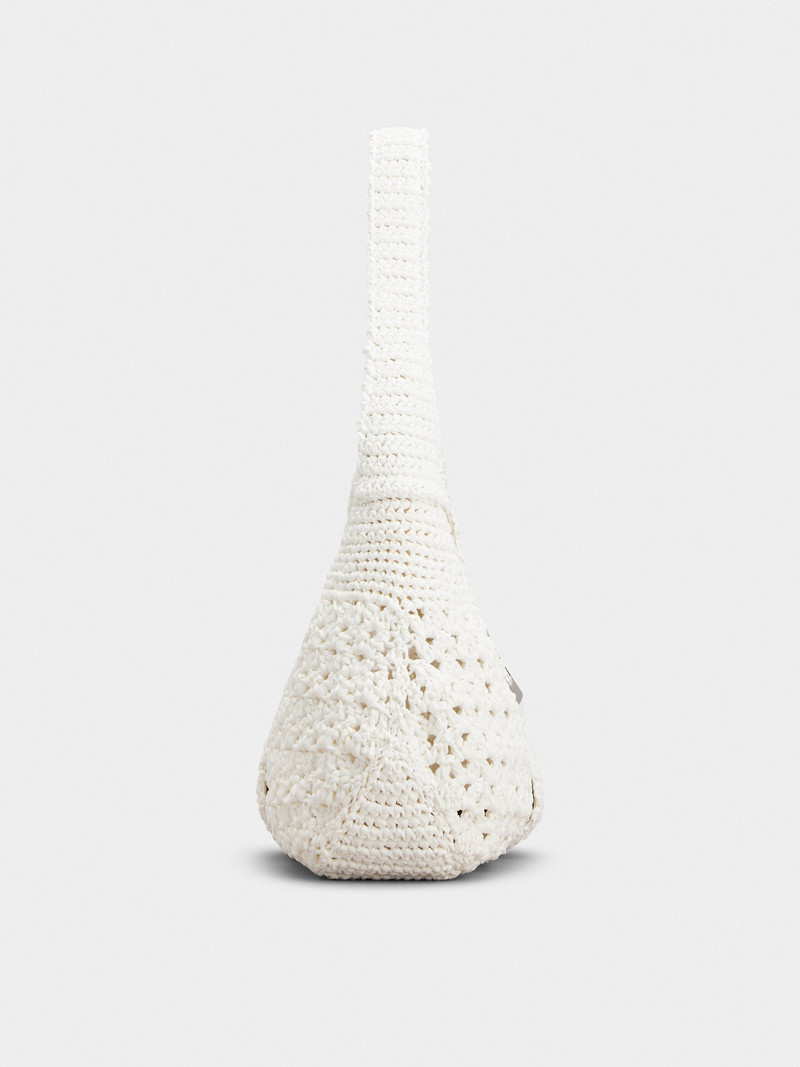 Belle Vivier Small Hobo Bag in crochet 5