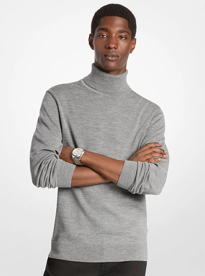Wool Turtleneck Sweater - 1