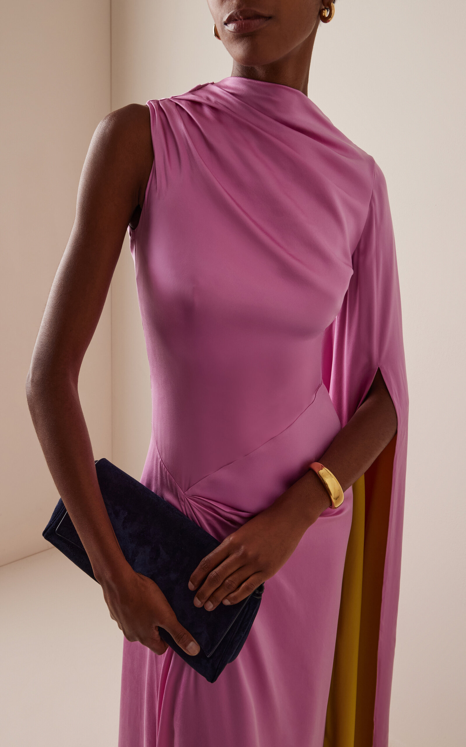 Oma Silk Gown multi - 3
