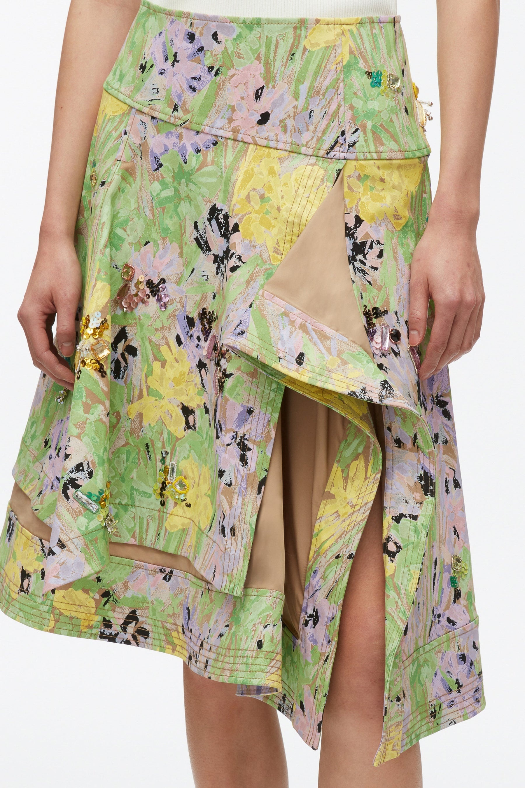 Flowerworks Embroidered Skirt - 5
