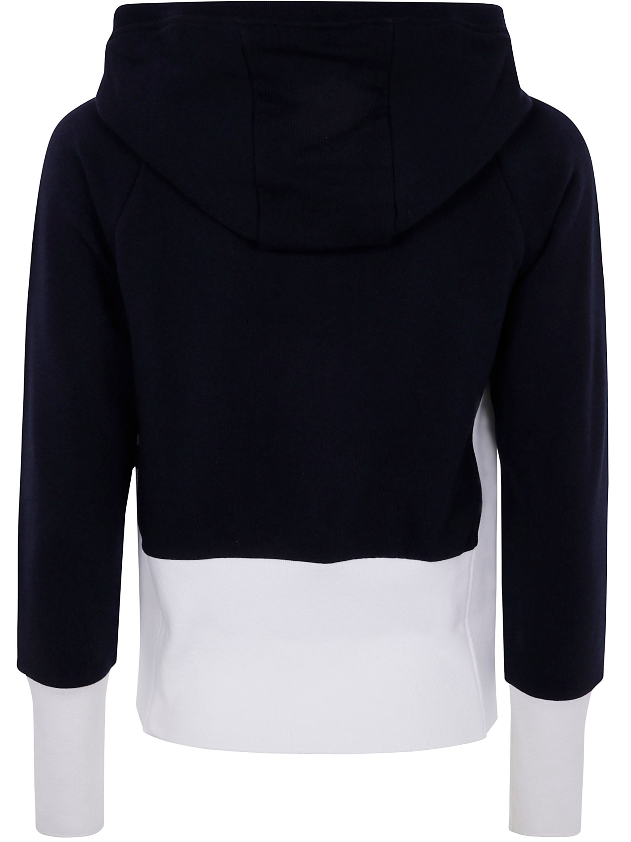 Thom Browne Women Blouson Zip Up Hoodie W/ Engineered 4 Bar In Color Blocked Solid Classic Loopback  - 7