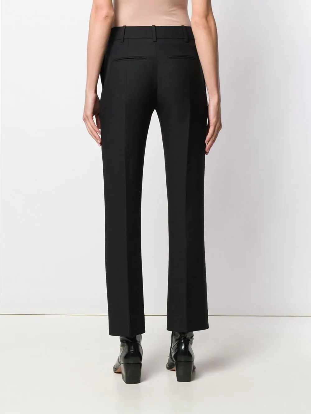 flare leg trousers - 4