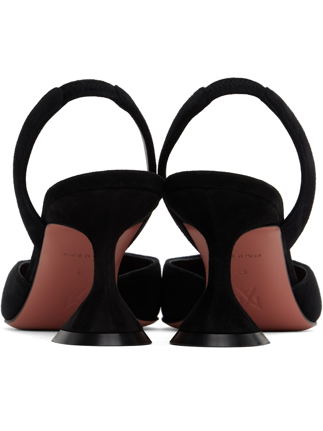 Black Suede Holli Sling 70 Heels - 2