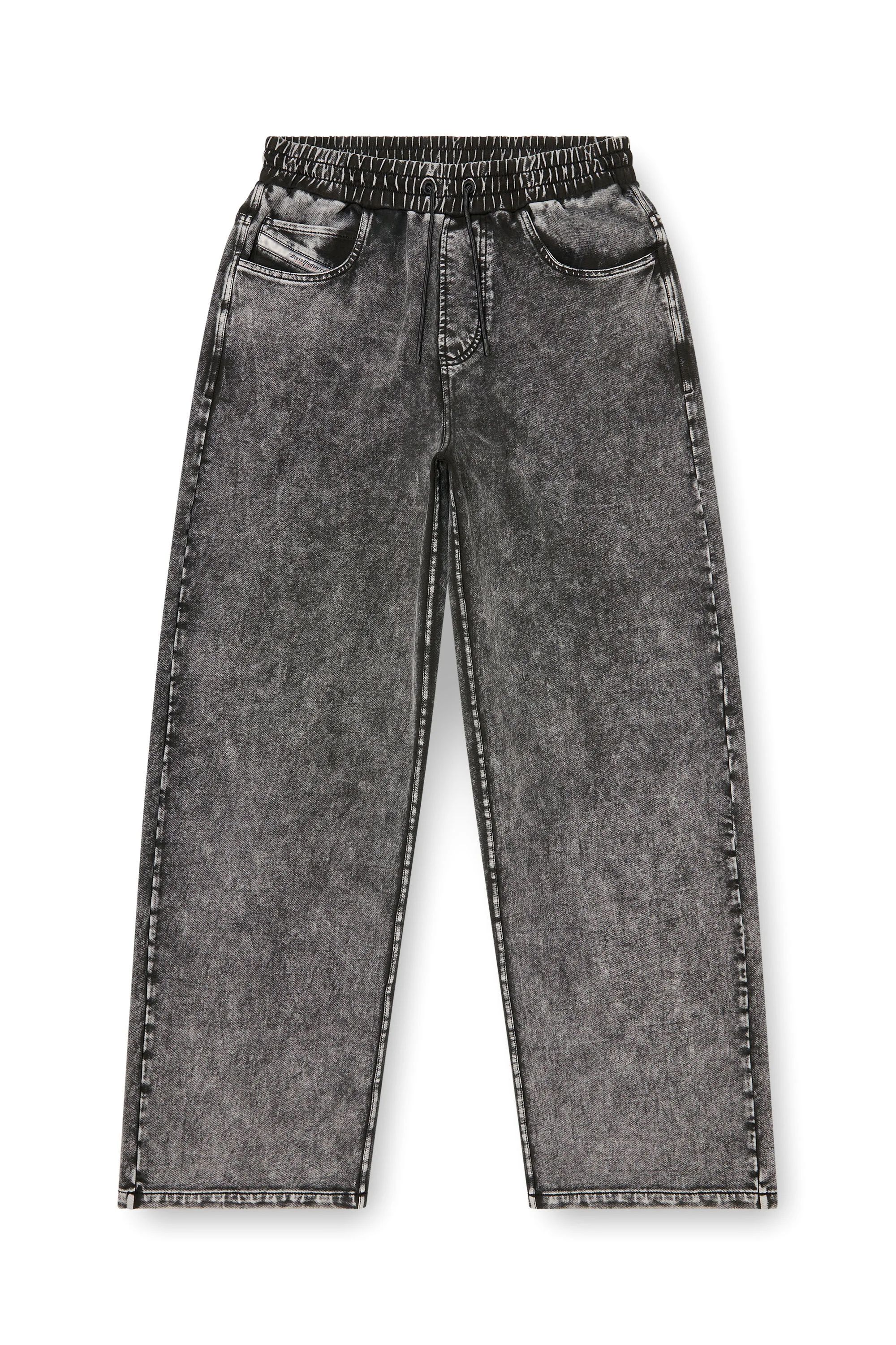 SWEATPANTS WITH DENIM EFFECT - 1