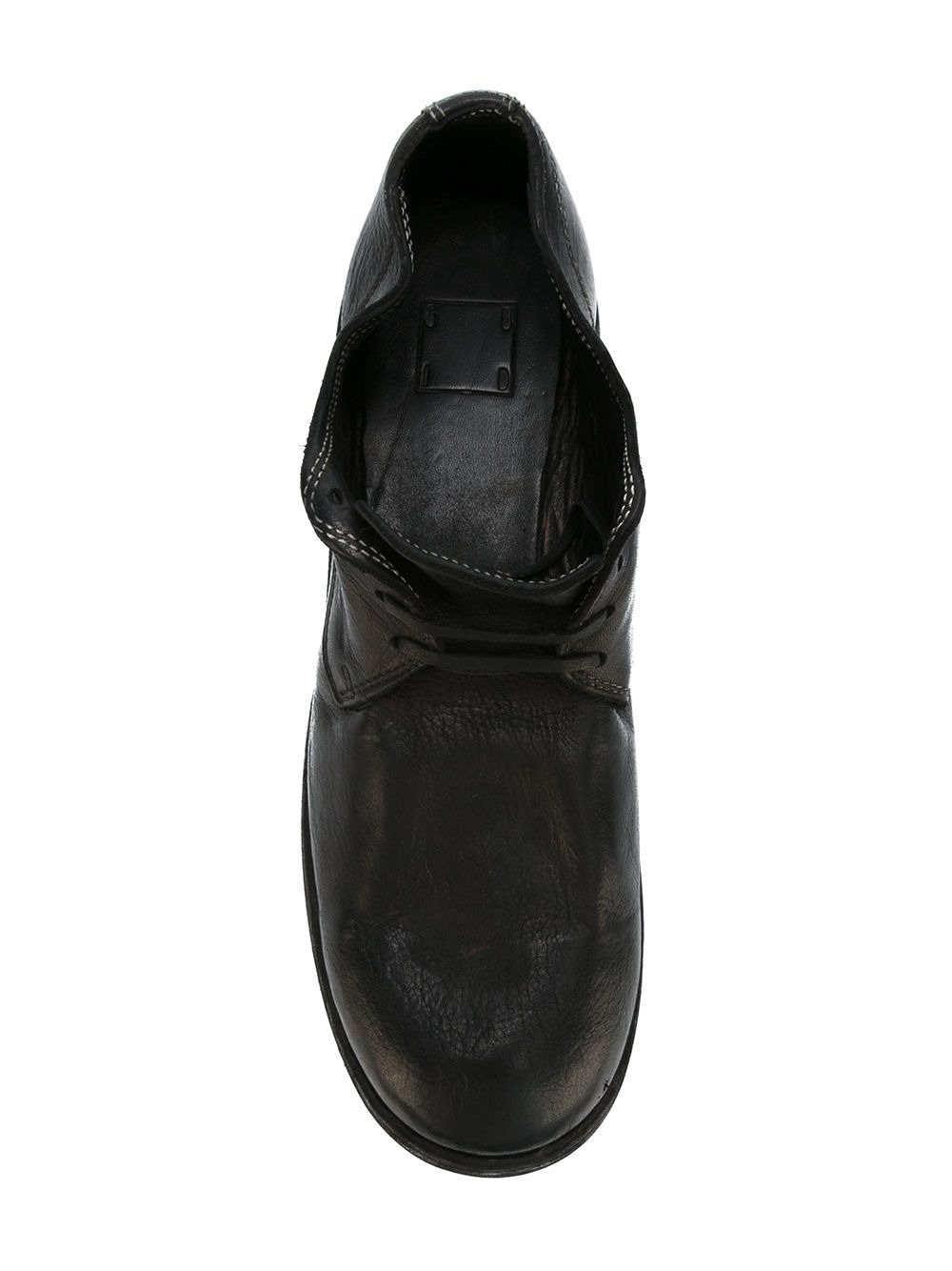 ridged sole lace-up shoes - 4