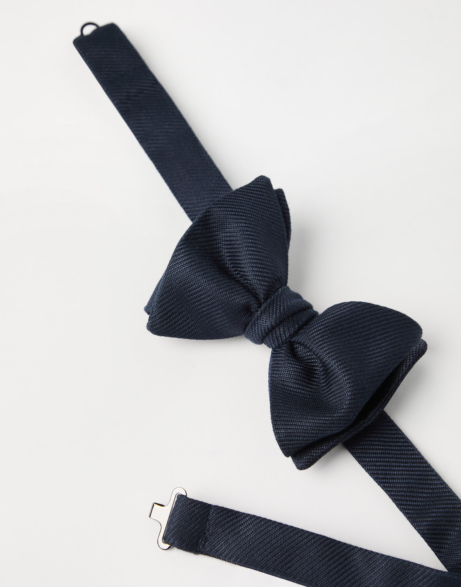 Silk diagonal bow tie - 2