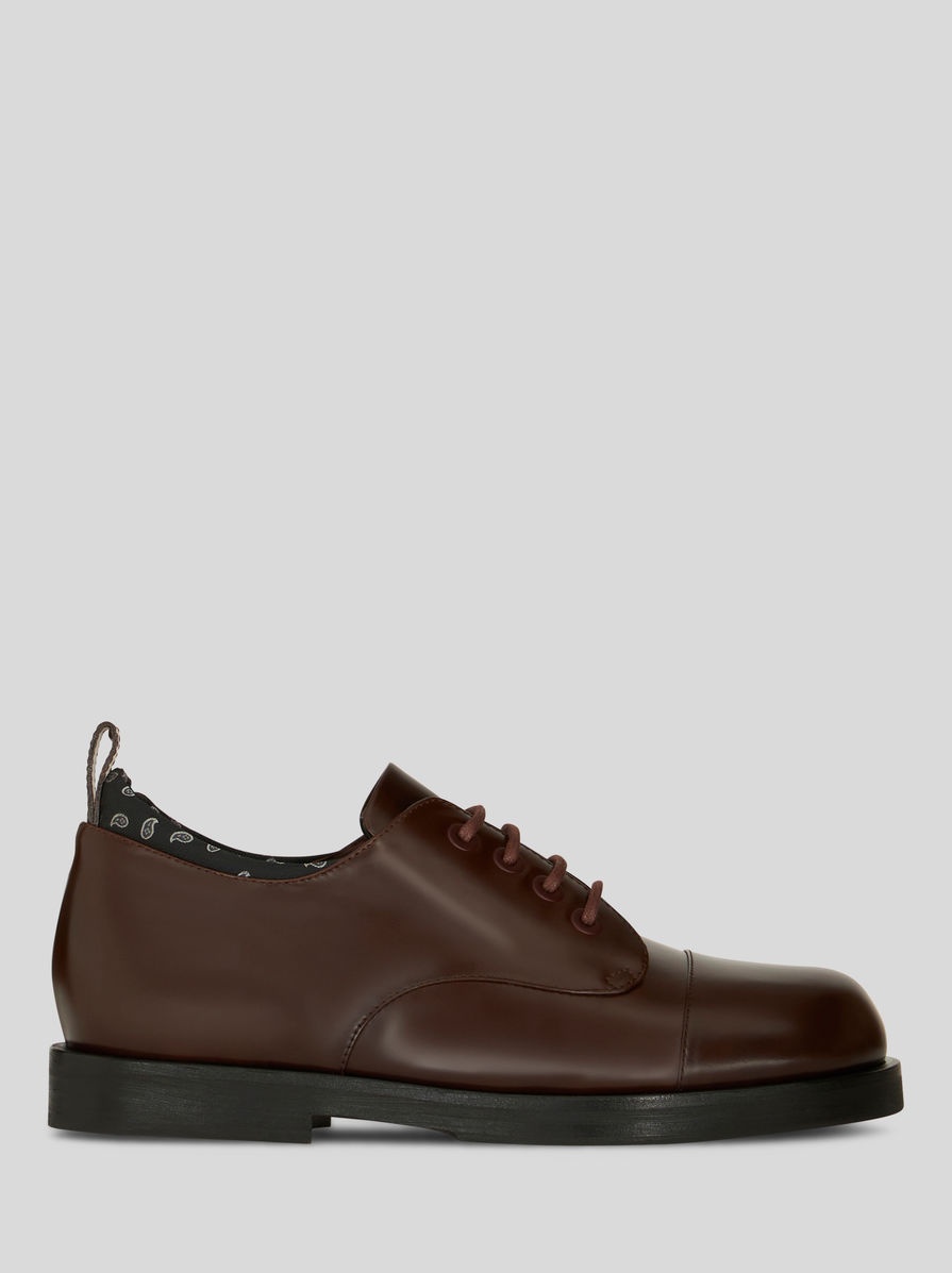 LACE-UP SHOES WITH PAISLEY PATTERN - 1