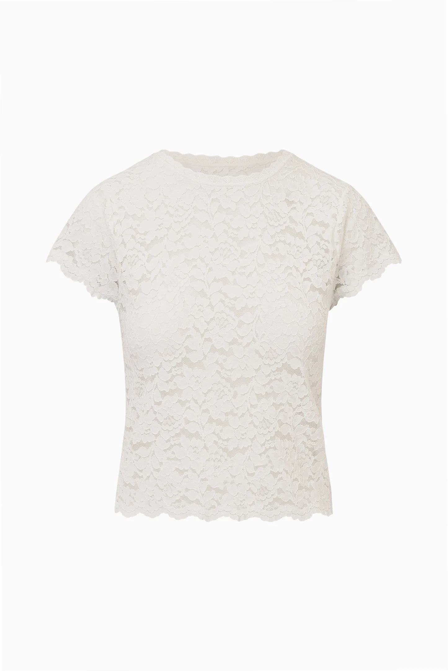 Lucas Stretch Lace Tee - 1