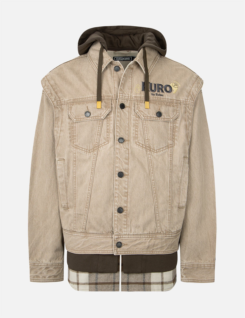 Seagull Inserted Mock 3-in-1 Denim Jacket 1