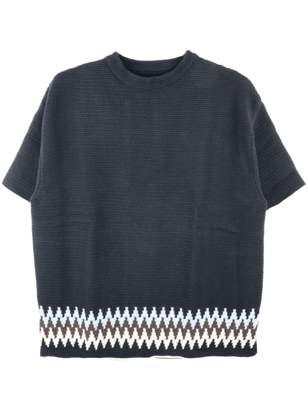 knit T-shirt - 1