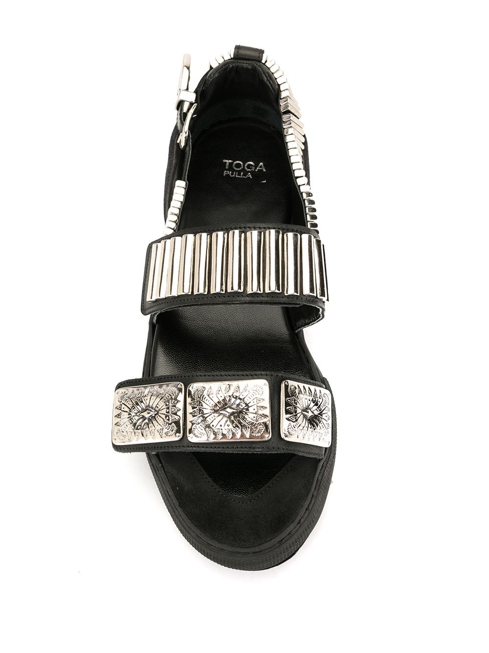embellished flat sandals - 4