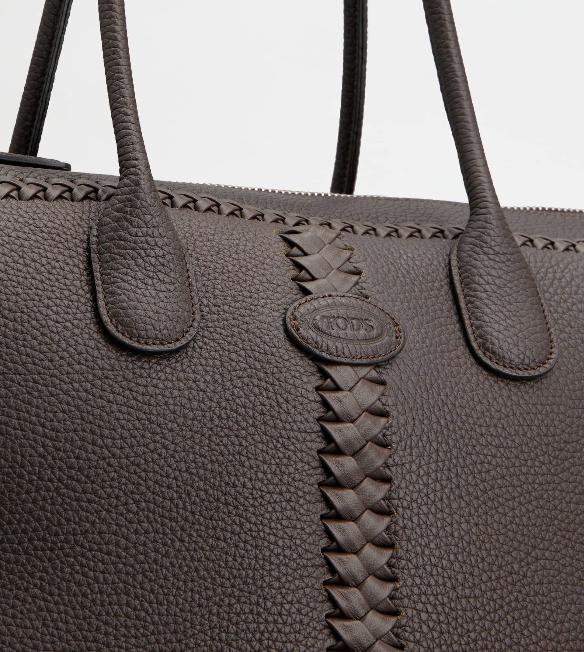 TOD'S DI BAG IN LEATHER LARGE - BROWN - 7