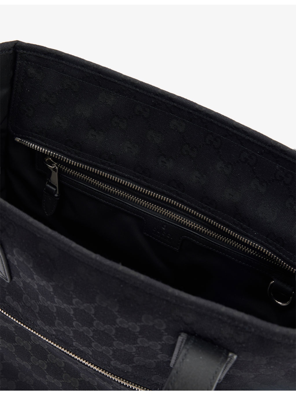 GG-Monogram Canvas Tote Bag - 5
