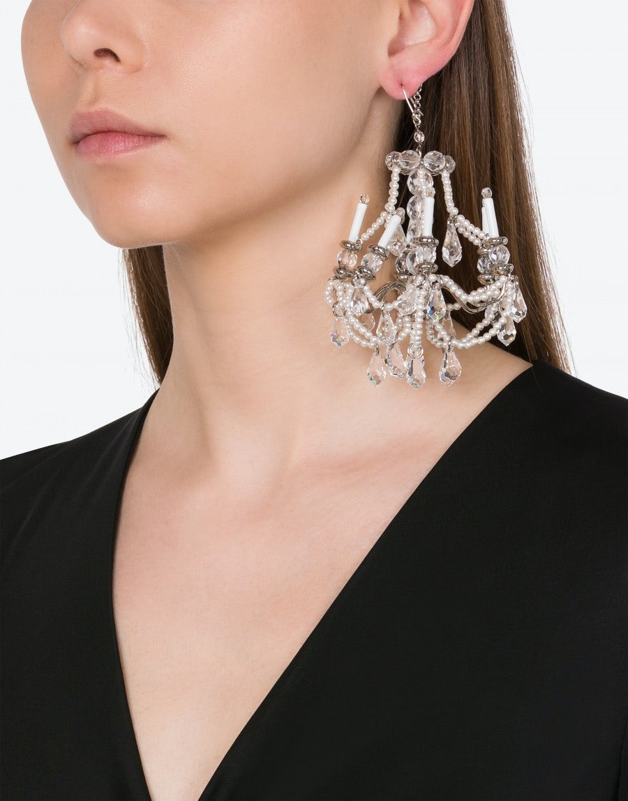 CRYSTAL CHANDELIER DROP EARRINGS - 4