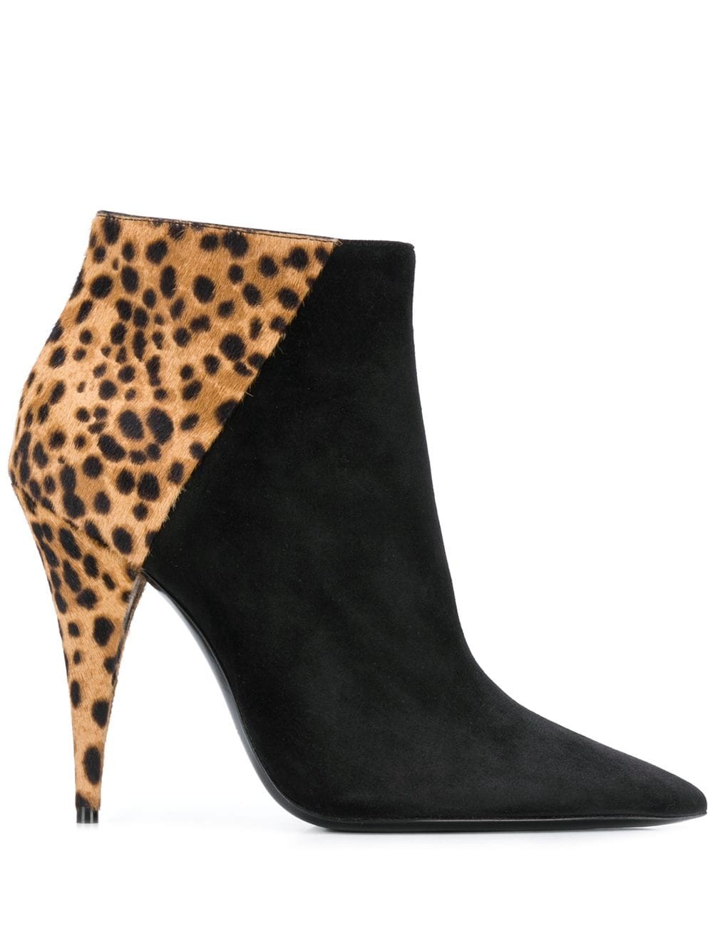 Kiki leopard print ankle boots - 1