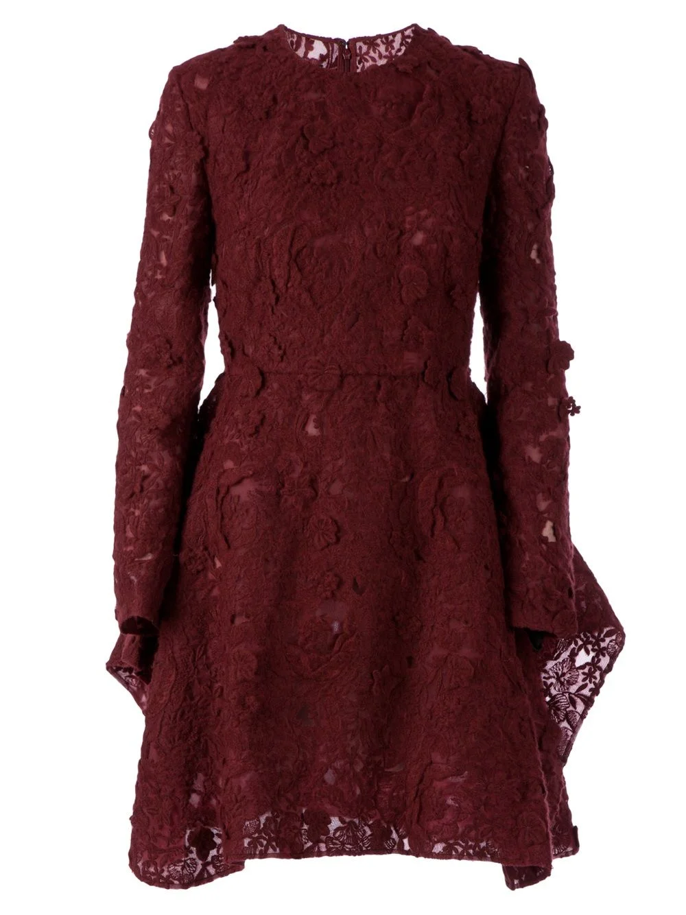 lace embroidery dress - 1
