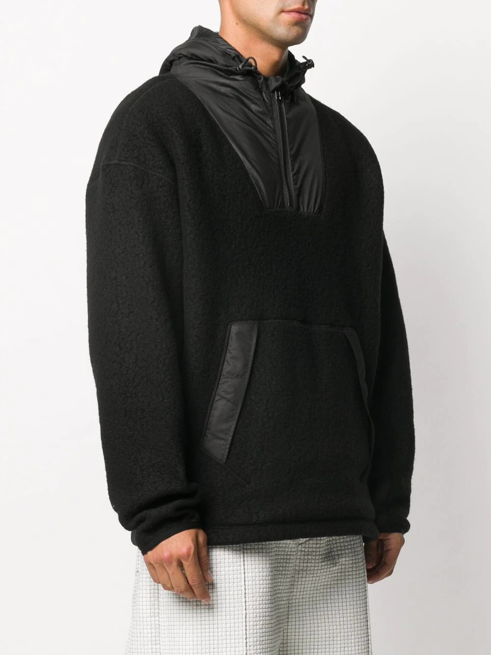 hooded fleece jacket - 3