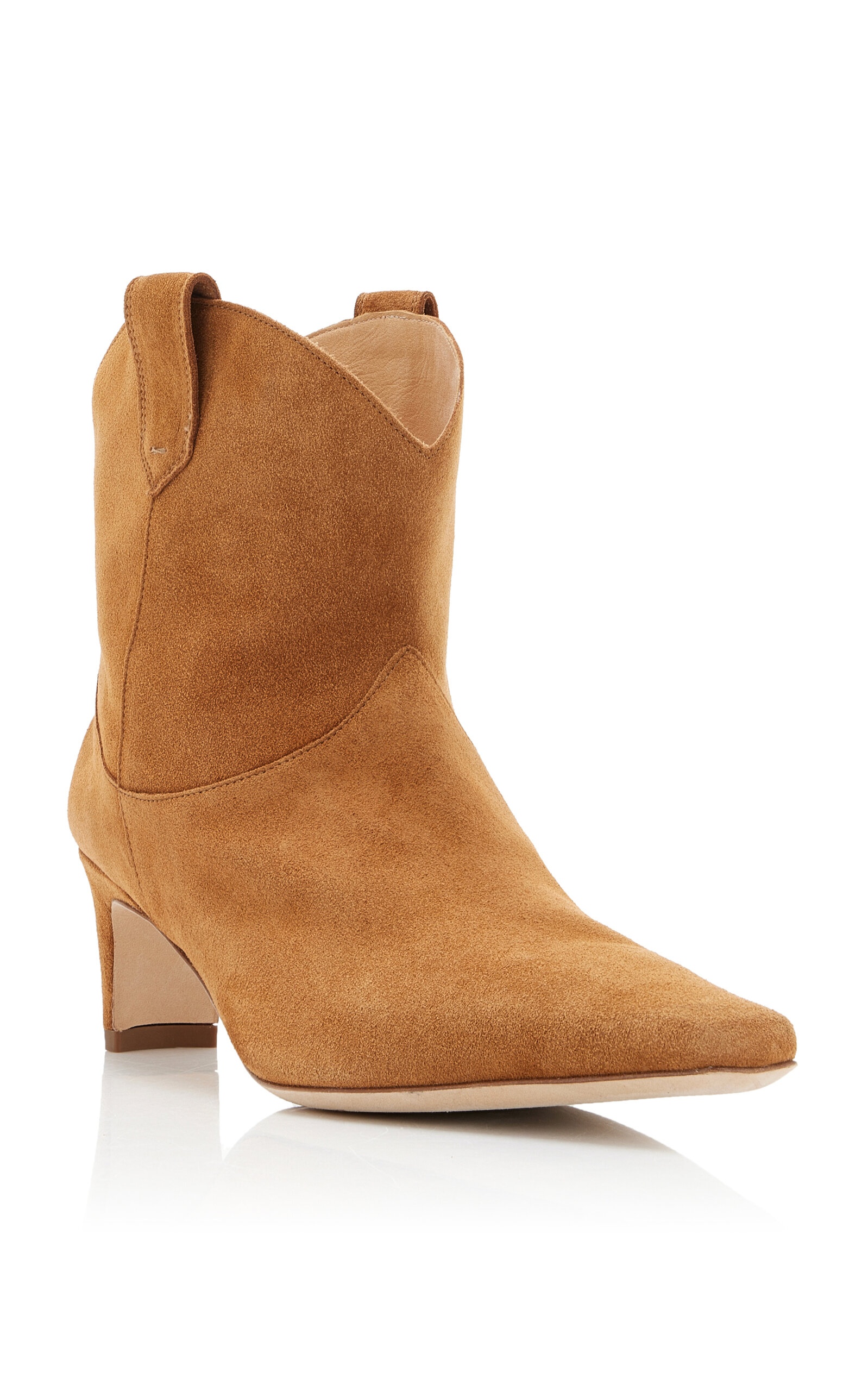 Wally Western Suede Ankle Boots tan - 5