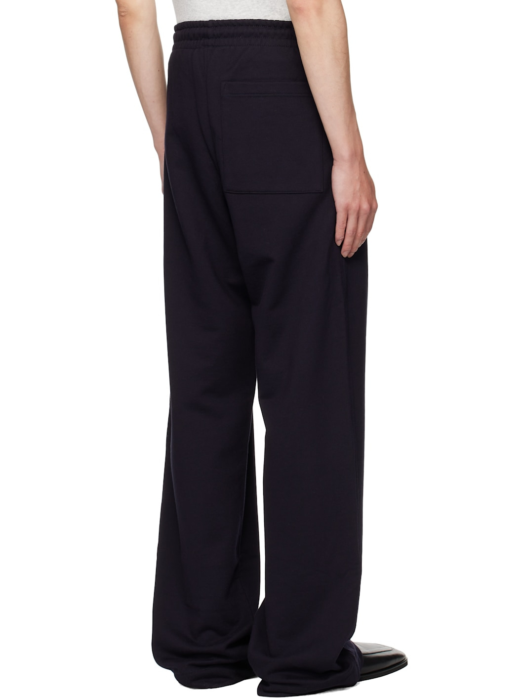 Navy Drawstring Sweatpants - 3