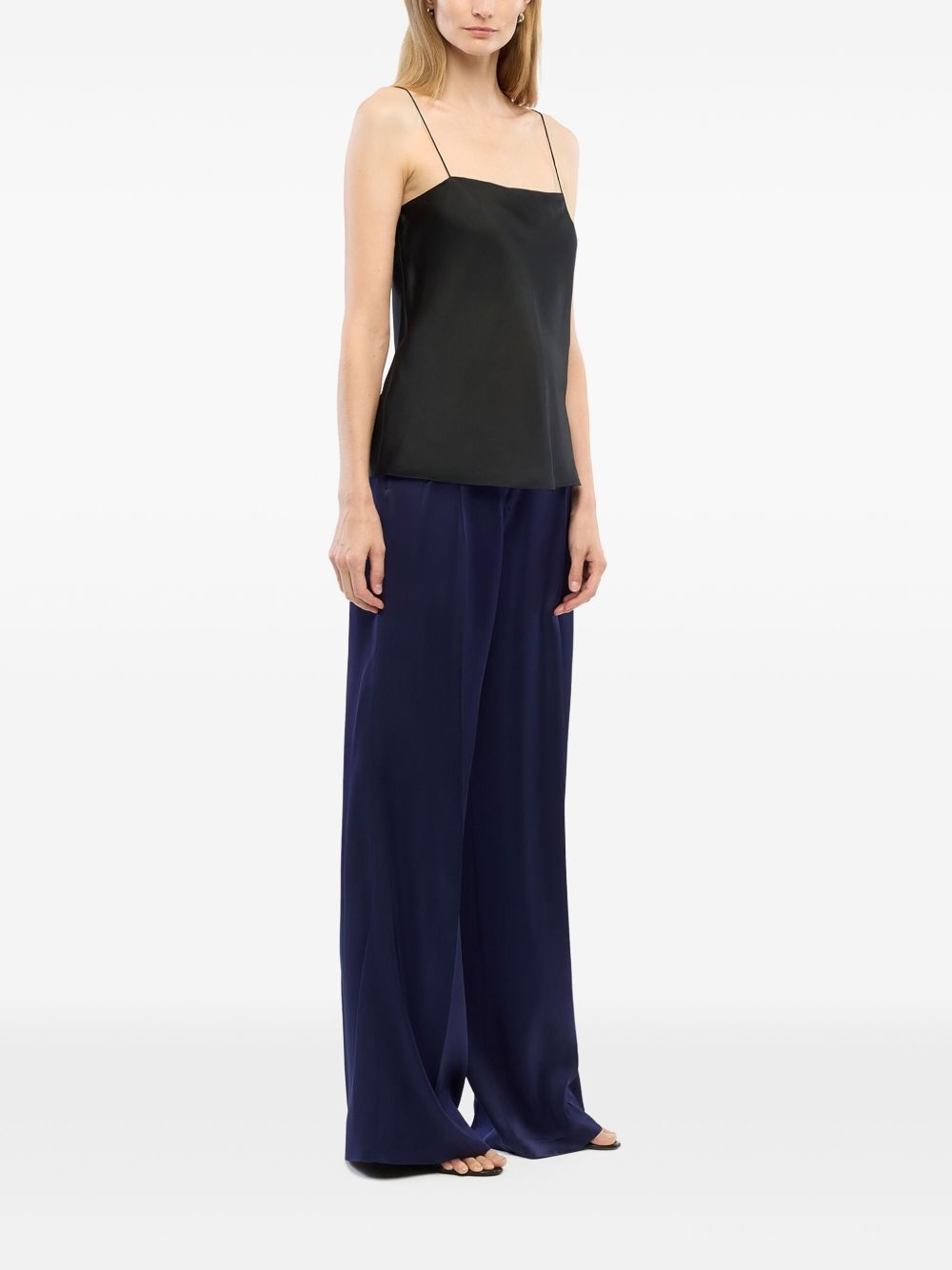 slip-on silk top - 3
