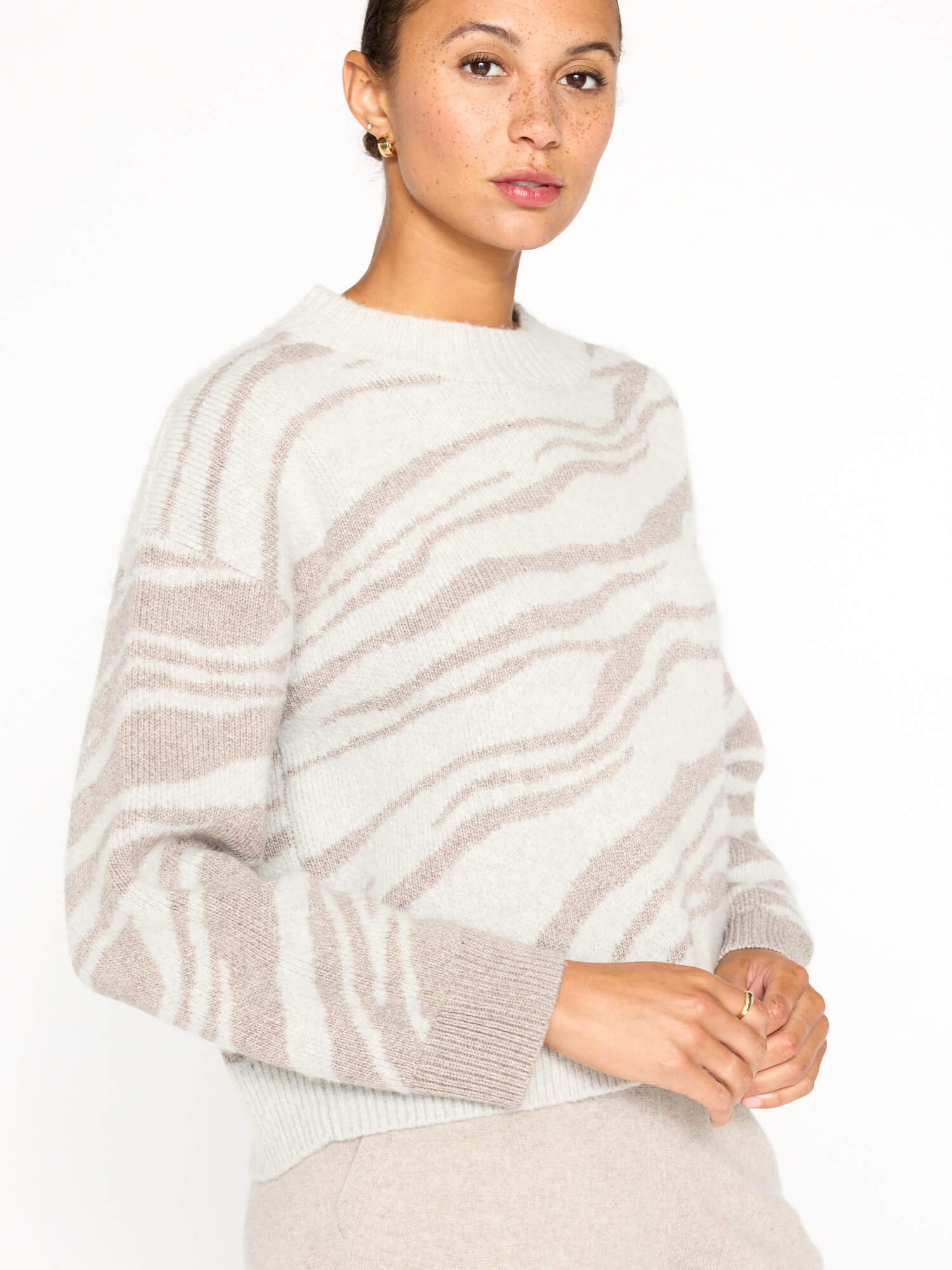 The Adria Jacquard Pullover - 2