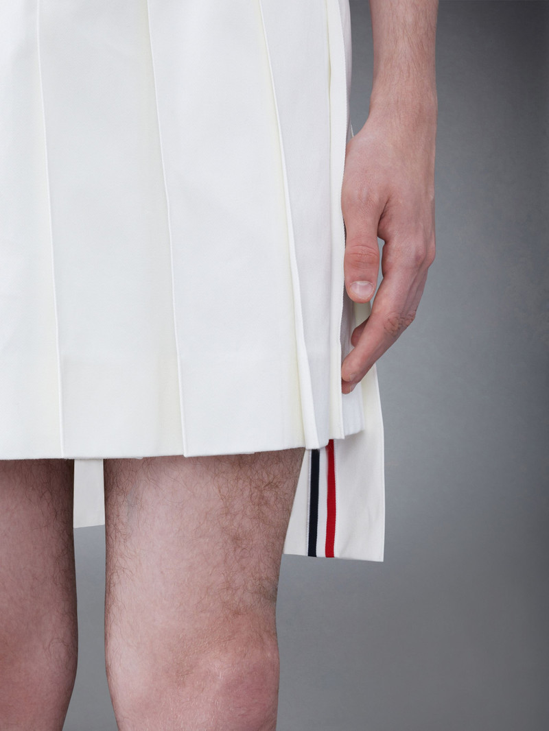 pleated low-rise cotton skirt 5