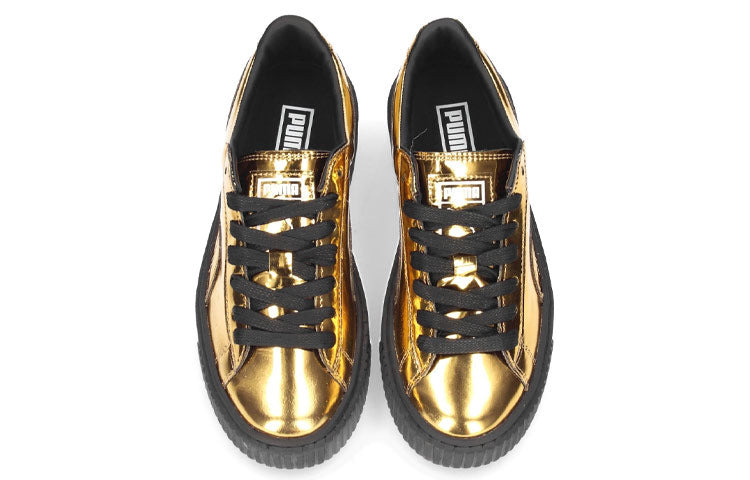 (WMNS) PUMA Basket Platform 'Metallic Gold' 362339-04 - 3