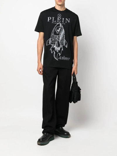 PHILIPP PLEIN Monsters logo print T-shirt outlook