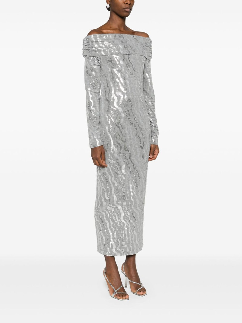 sequinned midi dress 3
