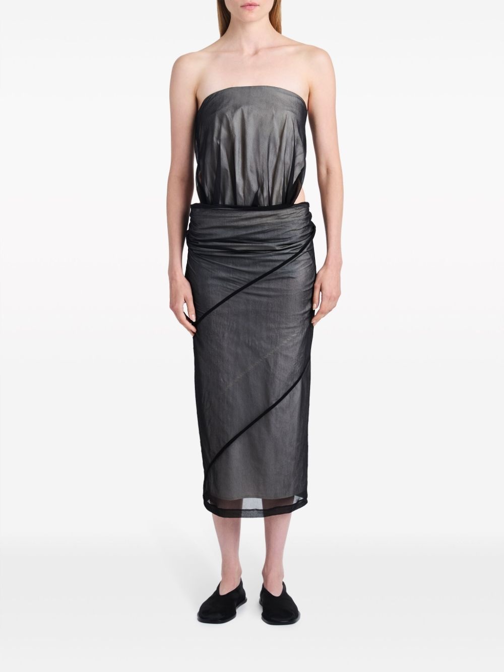 Gwen strapless cut-out dress - 2